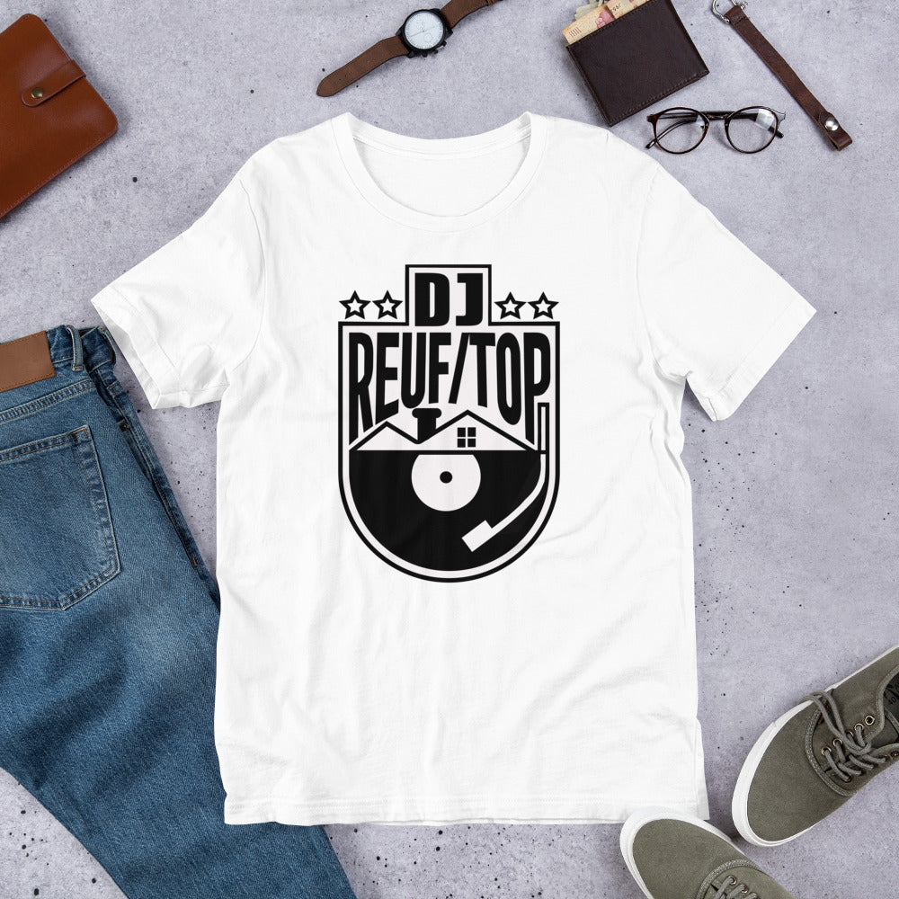 "DJ REUF/TOP" Unisex t-shirt